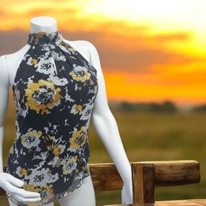 White House Black Market Elegant Black Top